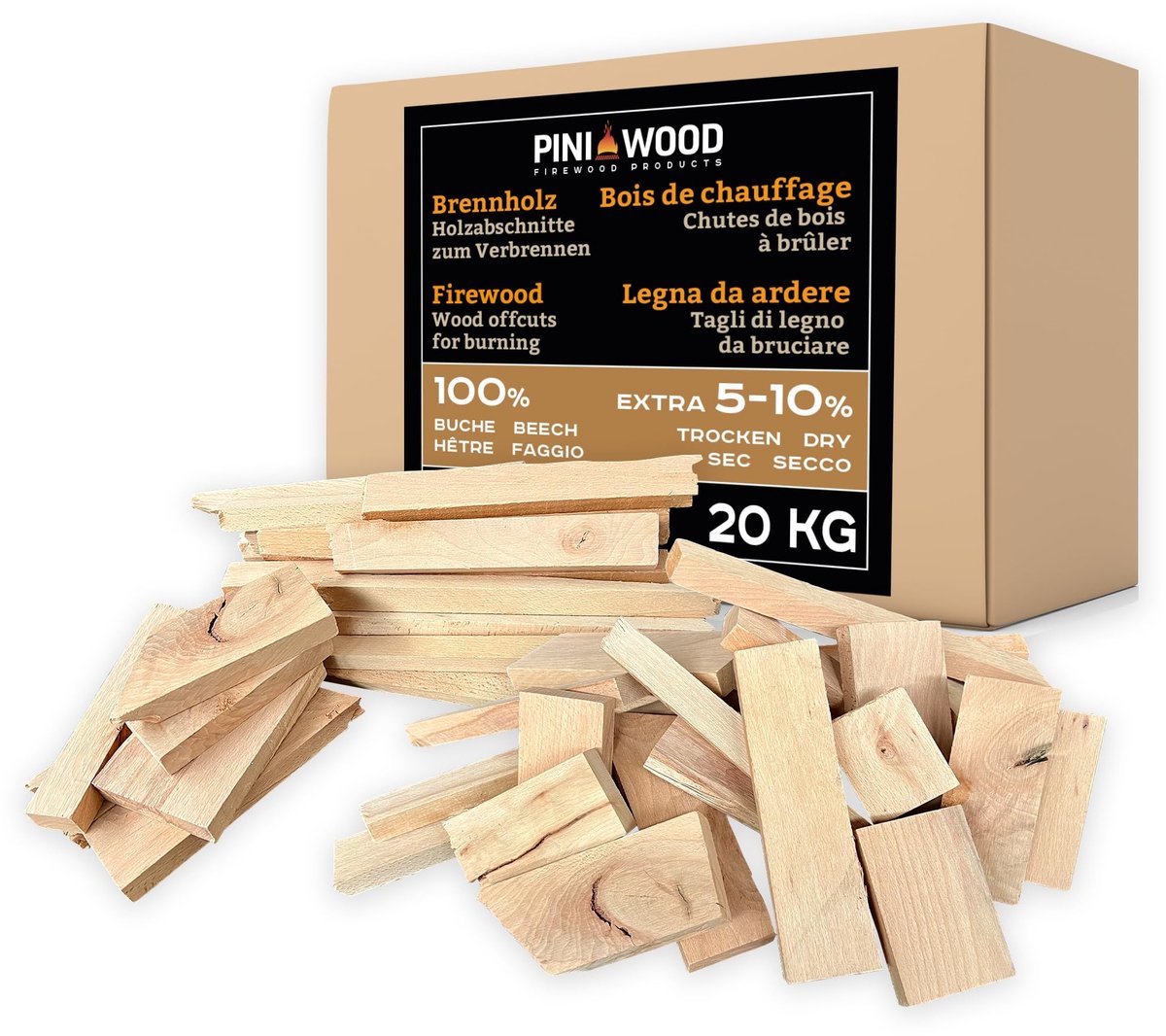 Beuken Brandhout - Kamergedroogd - 20 kg