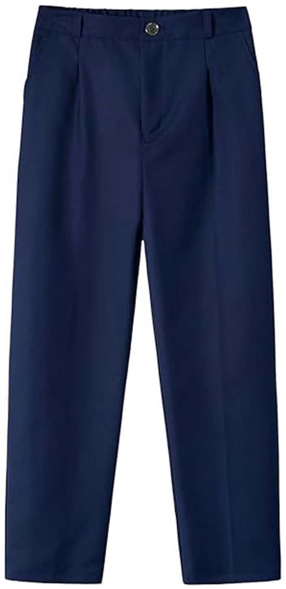 Jongens Schoolbroek voor Formele Kleding - Navy Blauw