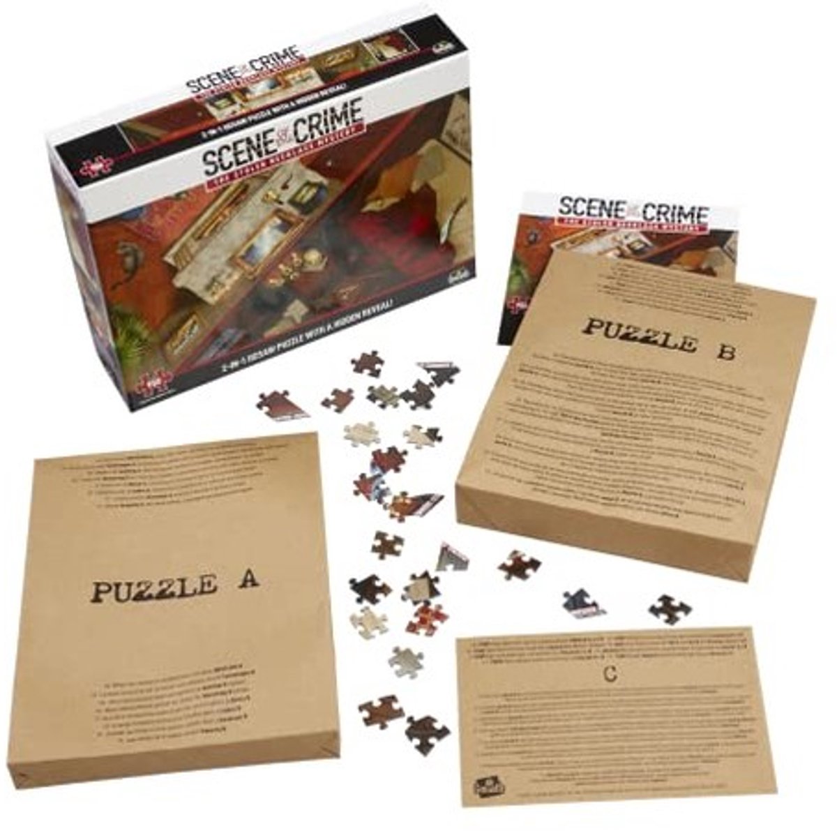 Puzzelspel - Mysterie van de gestolen ketting - 980 stukjes