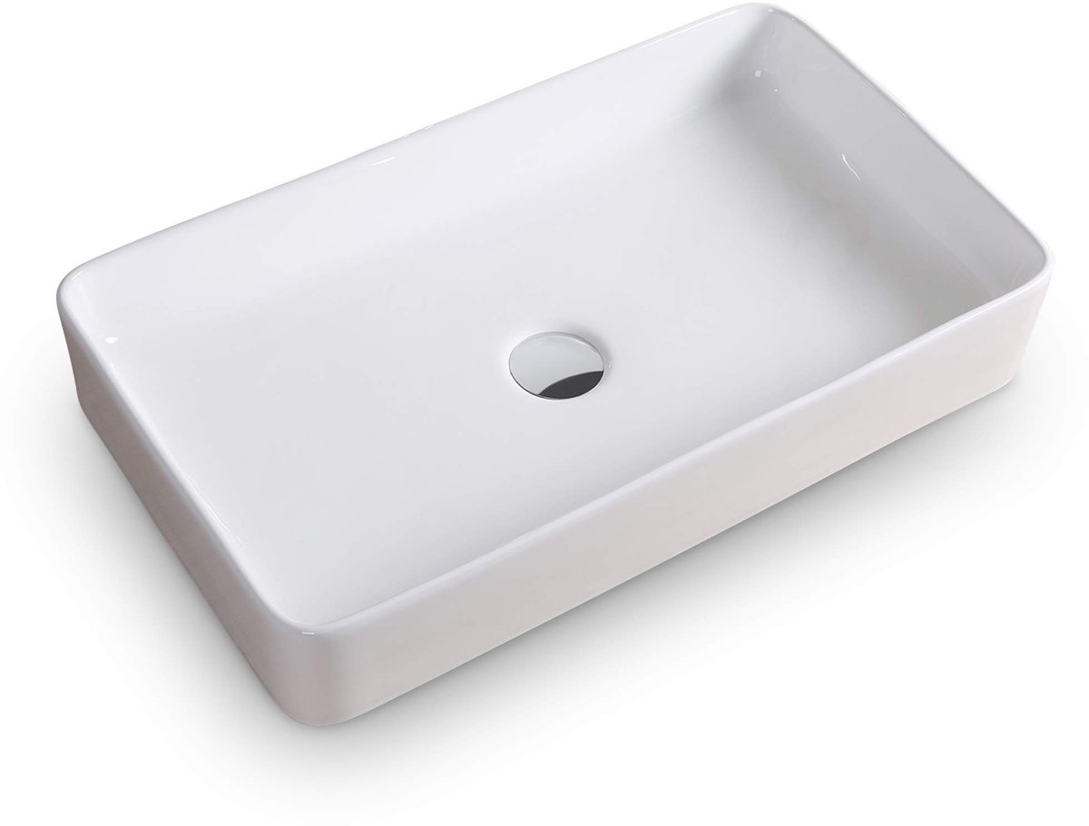 Wastafel - Keramische Wastafel - 60 cm - Wit