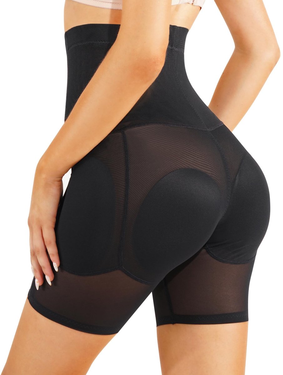 High Waist Shapewear met Push-up Effect - Zwart