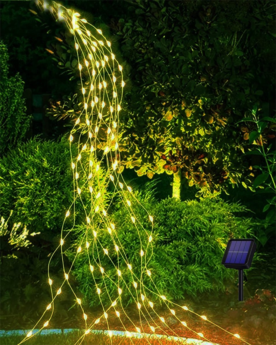 Solar Fairy Lights - 200 LED Warm Wit