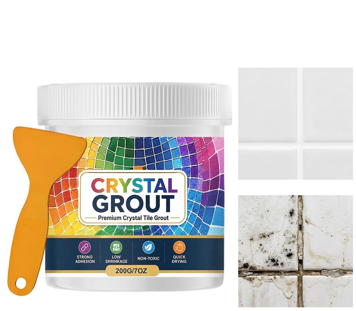 Mozaïek voegenmortel - Waterdicht en sneldrogend - 200 g