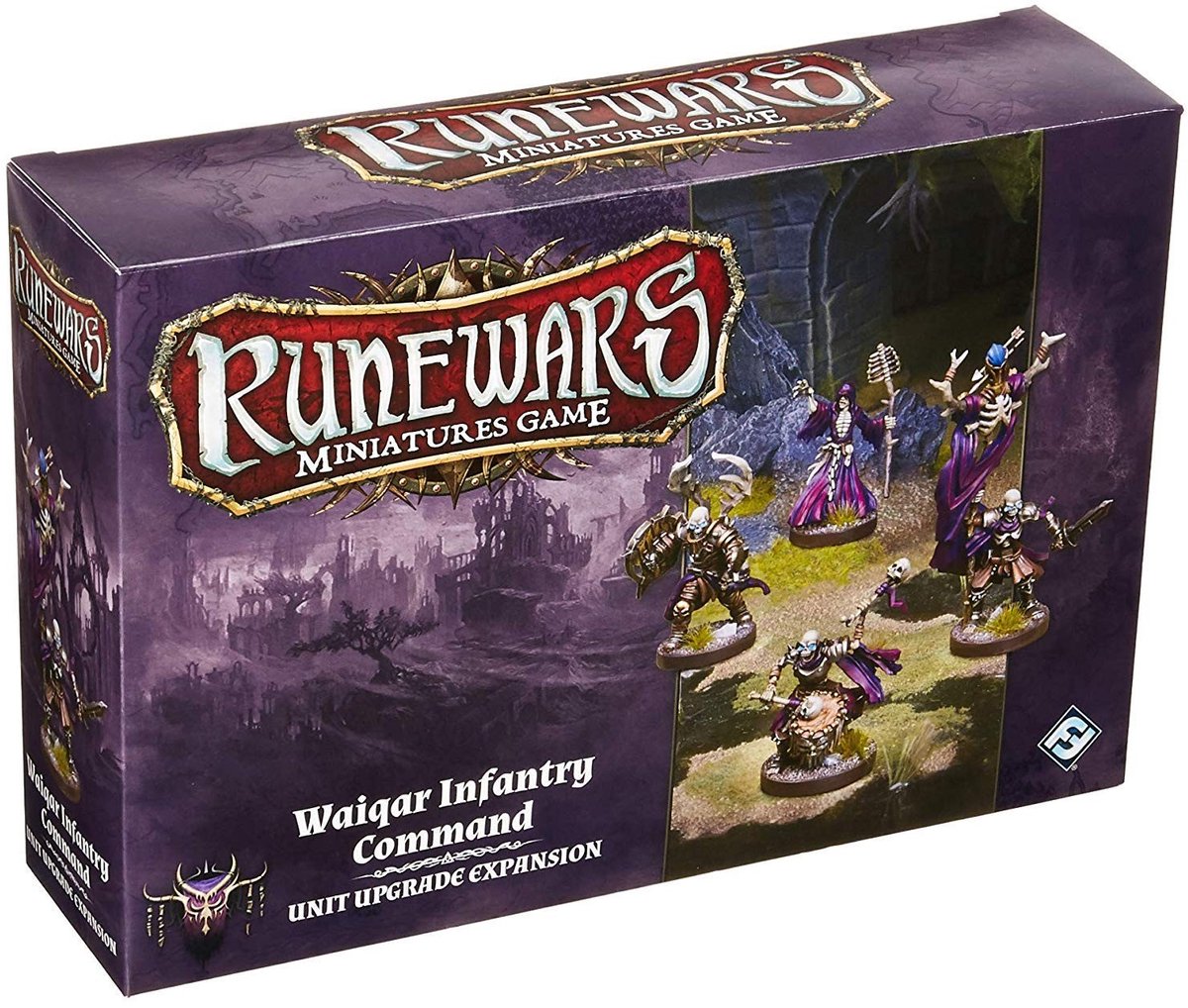 Rune Wars Waiqar Infantry Command Expansie Set - Miniatuurspel