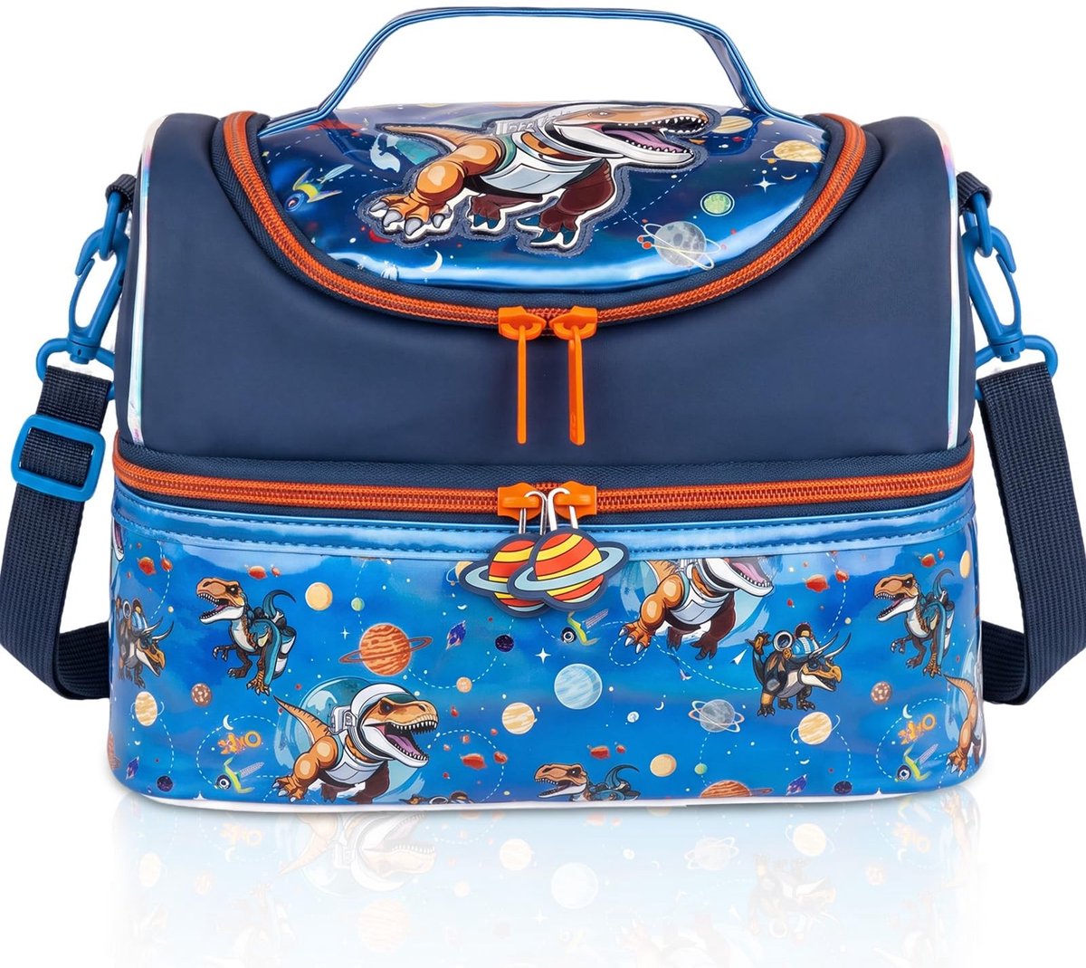 Kinderen Lunchtas met Twee Compartimenten - Dinosaur