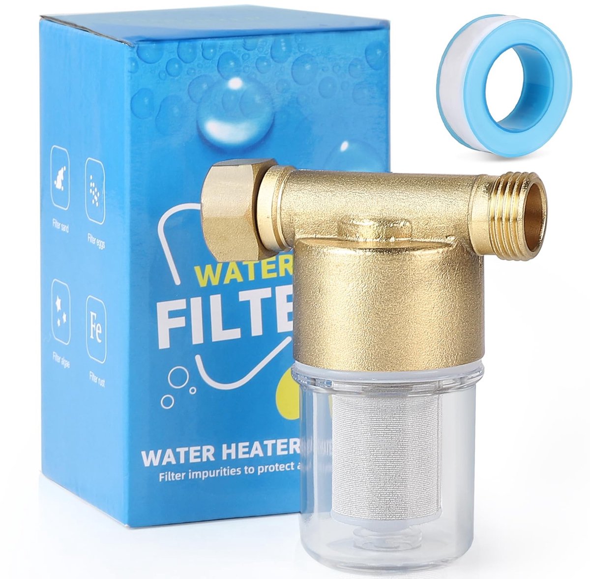 Waterfilter voor Huishoudelijk Gebruik - 40 μm Pre-Filter
