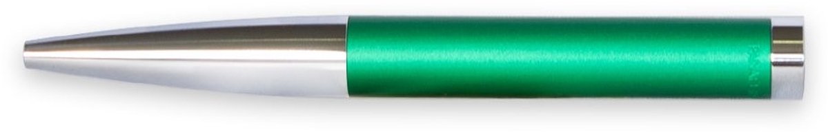 Shaker Pen met Aluminium en Chroom - Kleur Groen