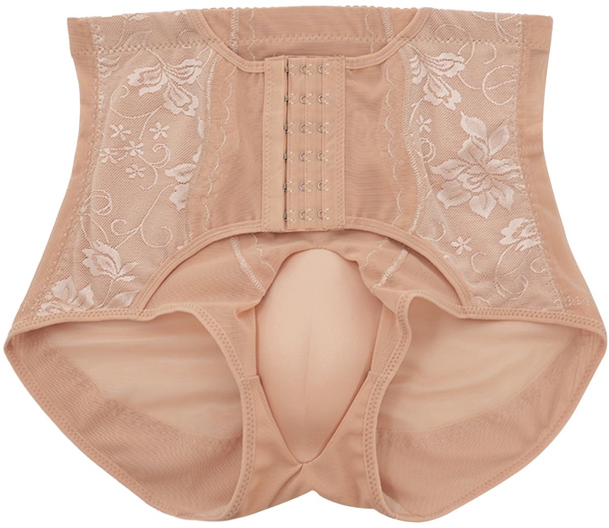 Ondergoed voor Transgender - Hoog Taille Beige, M