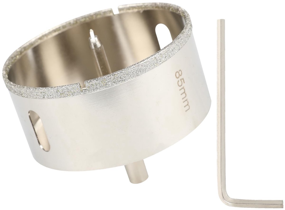 85mm Diamant Boor met Centeringsboor - Voor Tegels en Steen