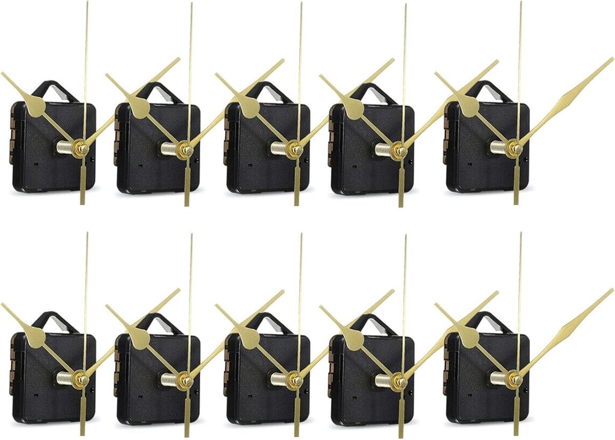 10 stuks DIY stille klokmechanisme voor wandklokken - Reparatie en vervangingsonderdelen voor klokken