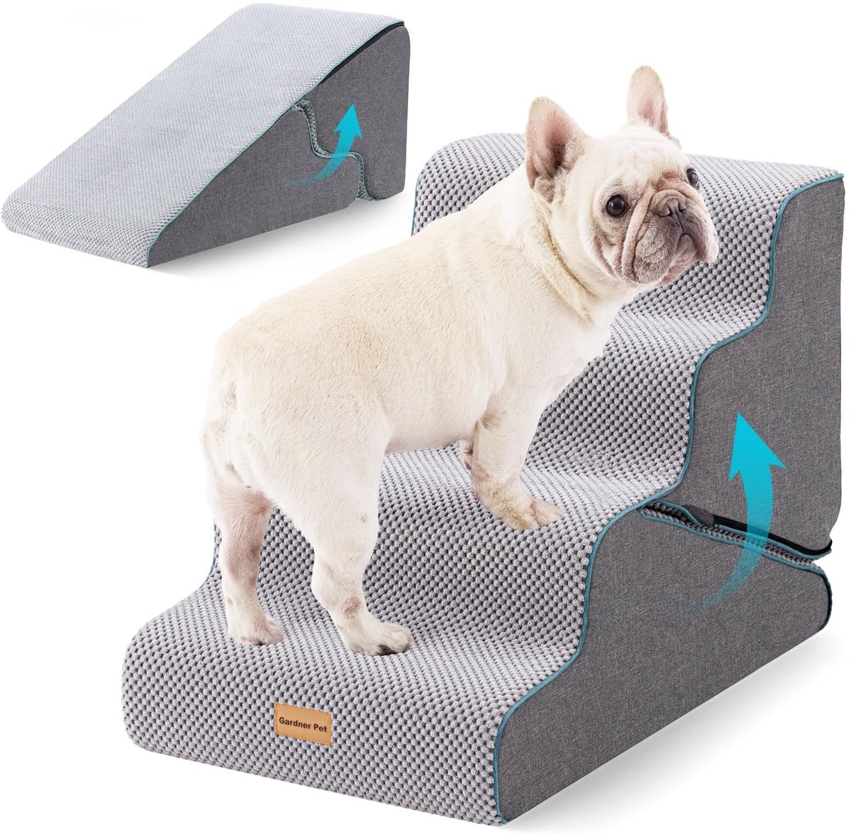Hondentrap 2-in-1 voor Kleine Honden - 44.5 cm Hoog