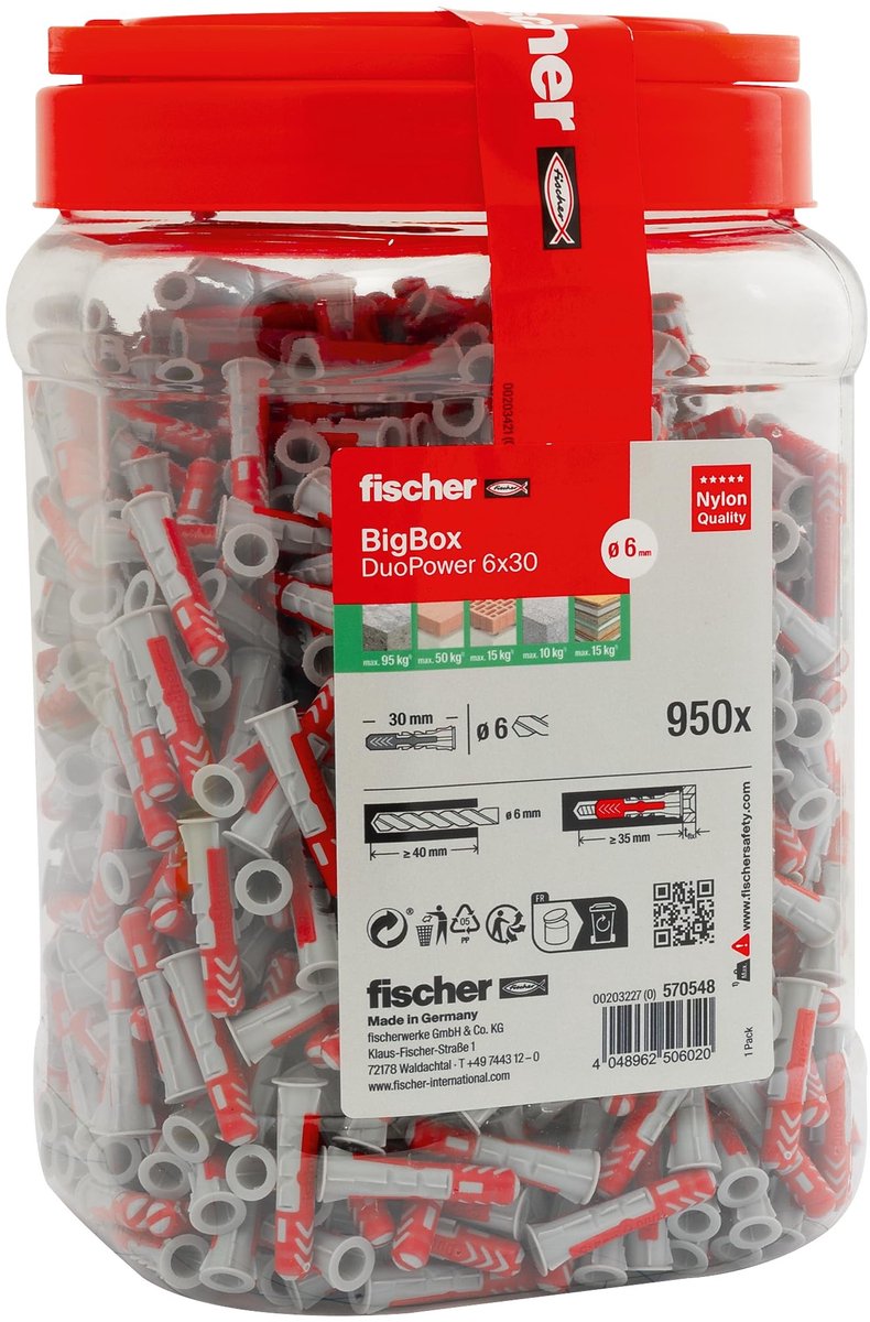 DuoPower Plug 6x30 - 950 Stuks in BigBox