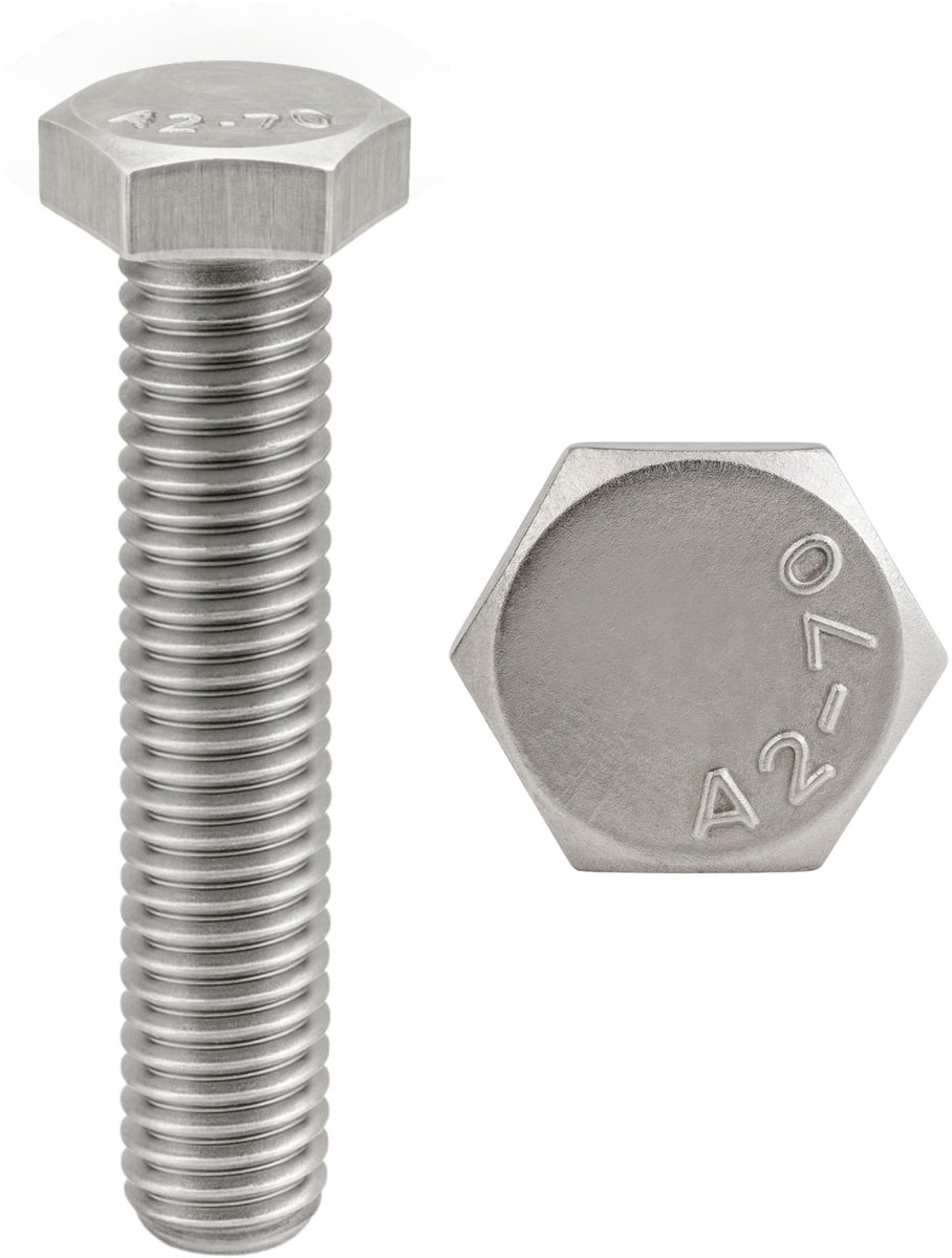 Schroeven - M20 x 120 mm - Set van 10 stuks
