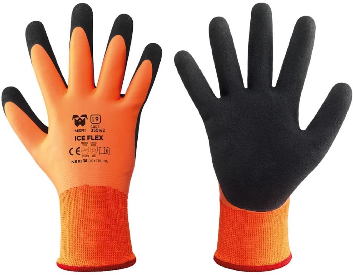Thermische Handschoenen - Latex/Polyester, Maat 10