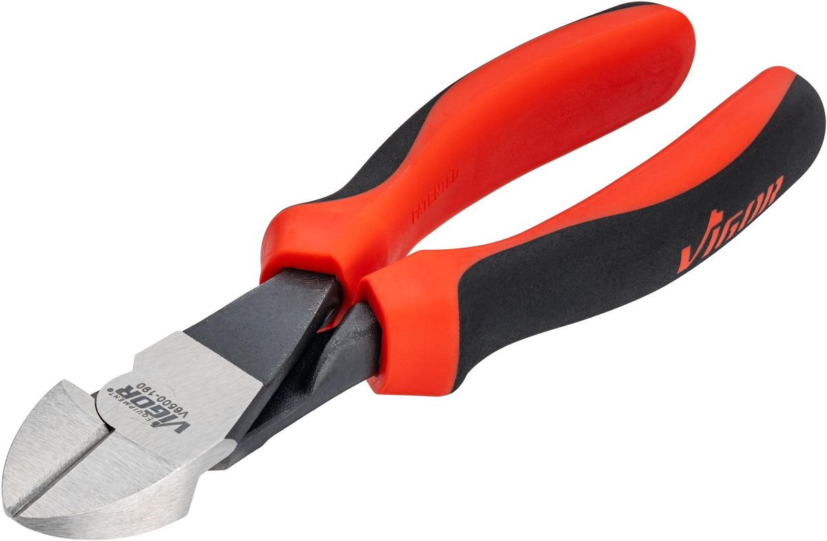 Zijknipper 190 mm - Ergonomisch handvat voor optimale krachttransmissie
