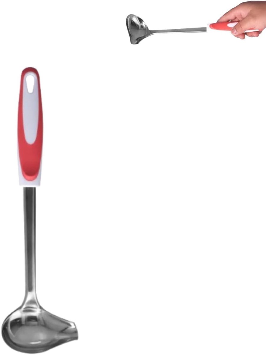 RVS Inmaaklepel met Lange Handgreep voor Soep en Olie - Perfect voor Inmaken en Serveren