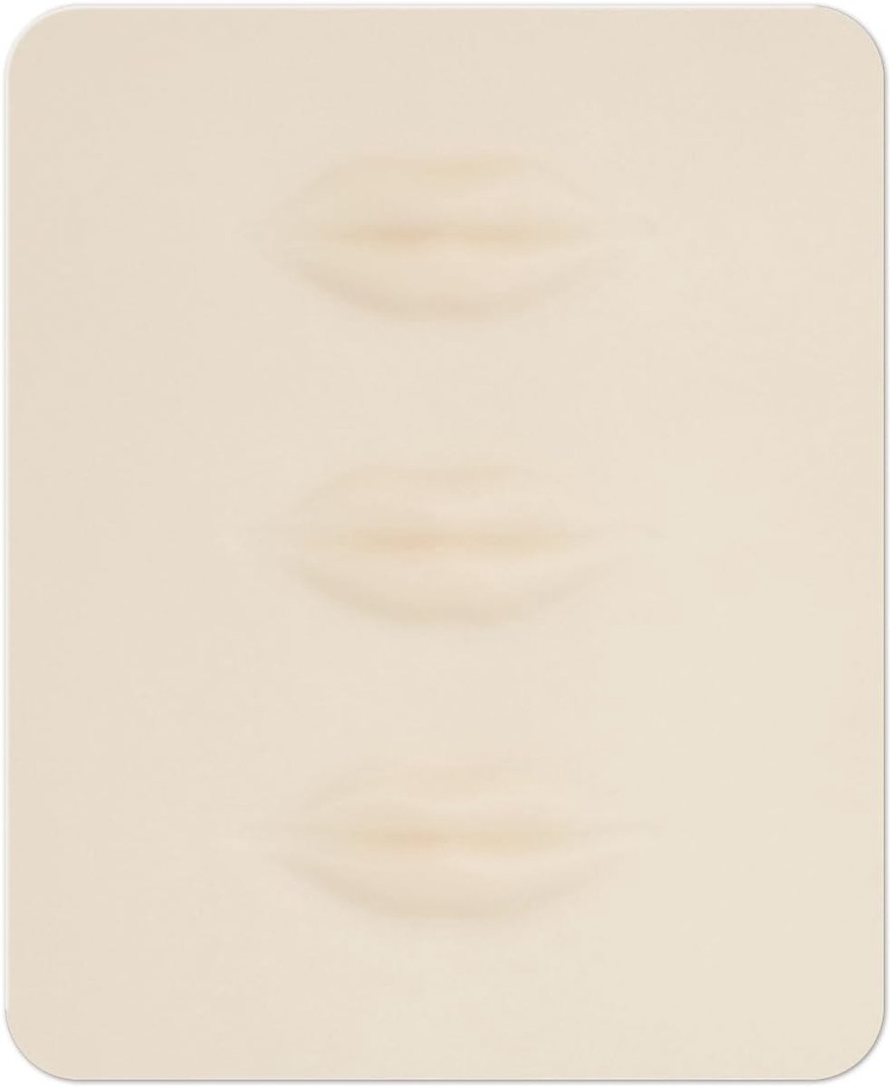 3D Silicone Lippen voor Make-up, Realistische Oefeningen voor Tattoo en Huidtraining, Perfect voor Permanente Make-up, Set van 3