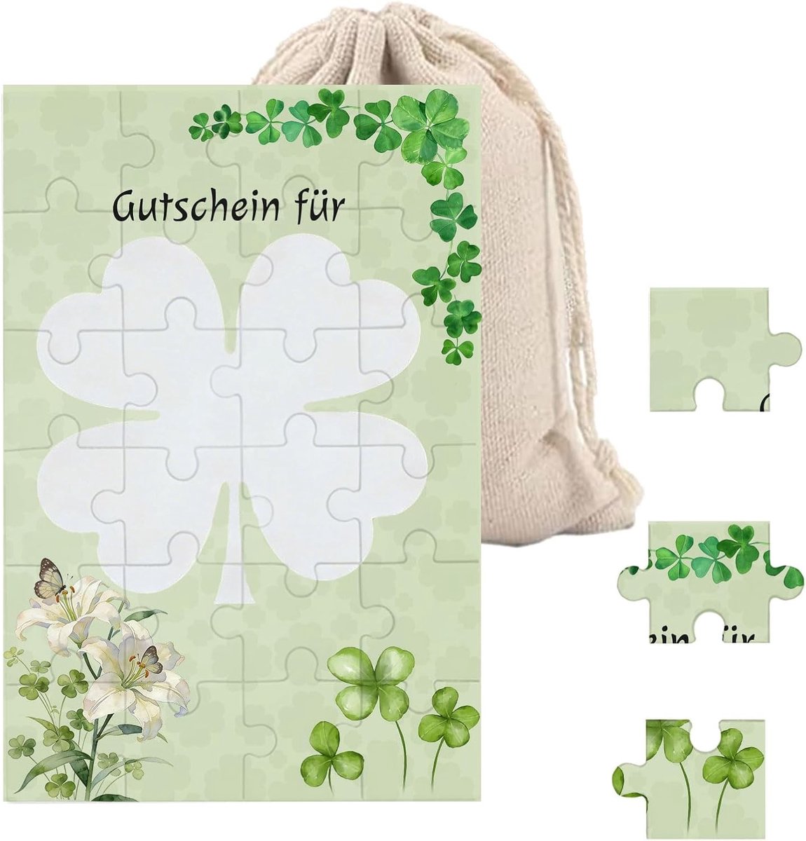 Unieke verjaardagskaart met puzzelvoucher - Creatief cadeau voor elke gelegenheid, verrassing voor vrienden en familie