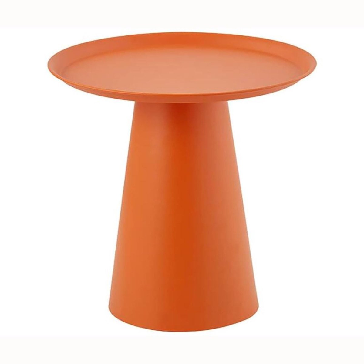 Bijzettafel - Ronde ijzeren tafel - 50x50 cm