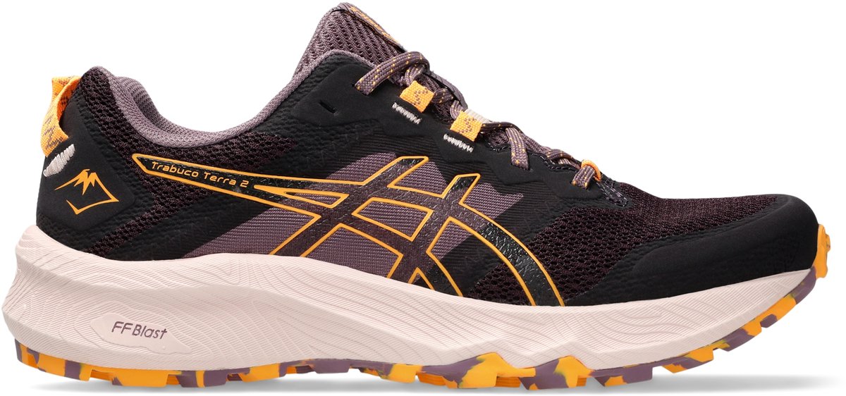 ASICS GEL-Trabuco Terra 2 – Dark Aubergine/Stadium Trabuco Trailrunning Dames Sneakers voor Vrouwen Paars