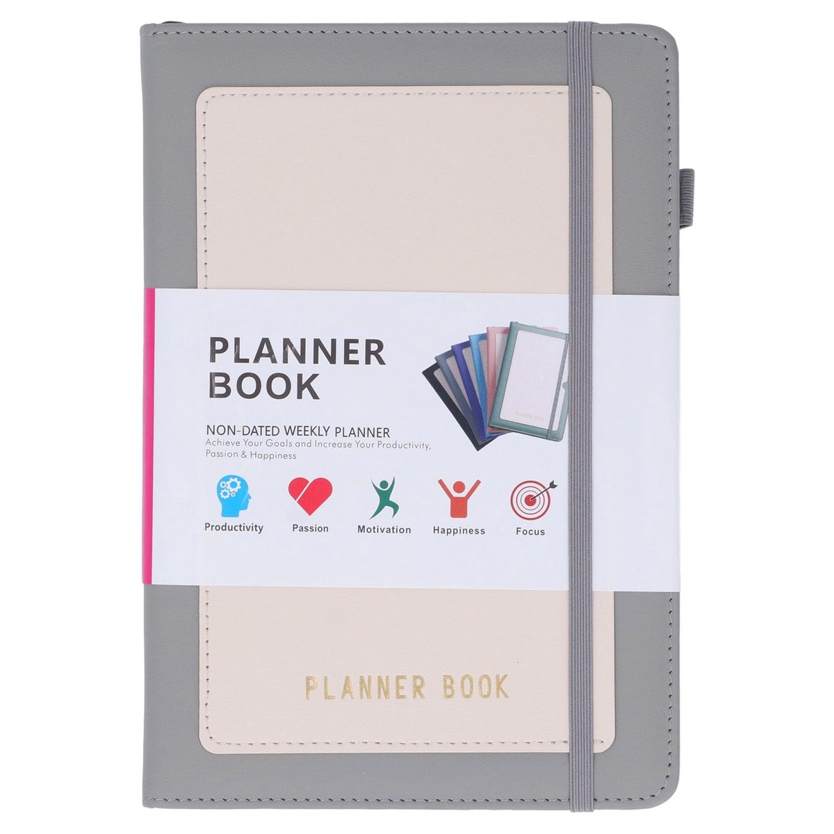 Weekplanner A5 - Inktbestendig - Gekleurd Lint