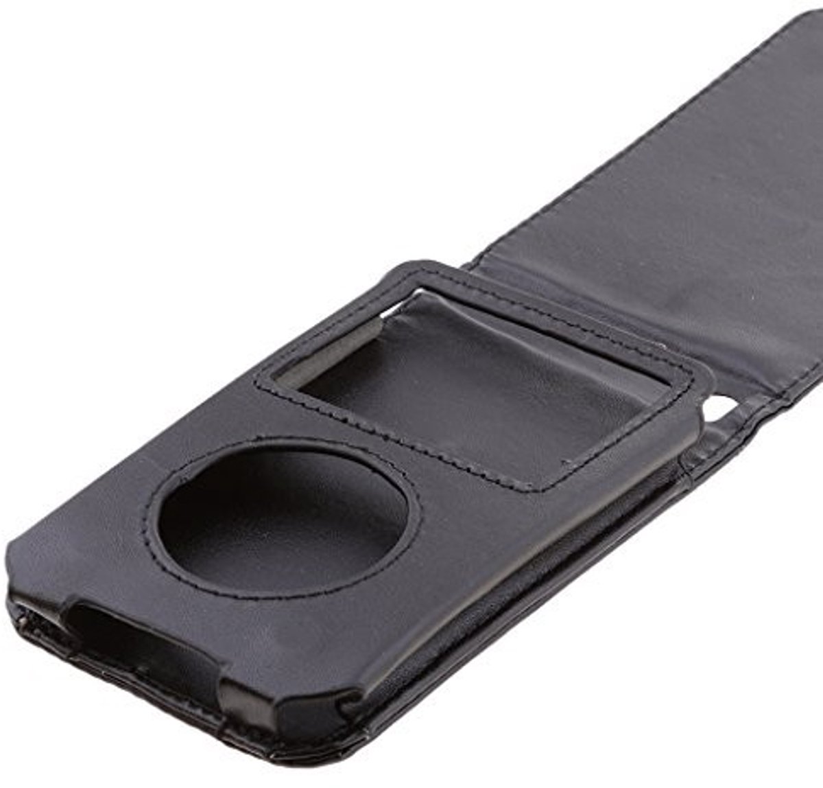 Lederhoes voor iPod Classic 30GB, 60GB, 80GB, 120GB - Zwart