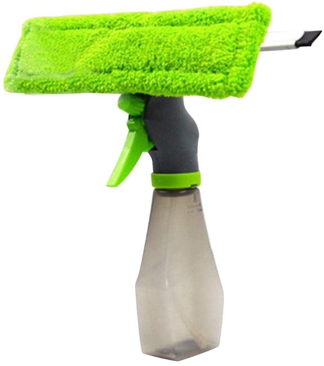 3 in 1 Water Spray Glasreiniger - Dubbelzijdig, Groen