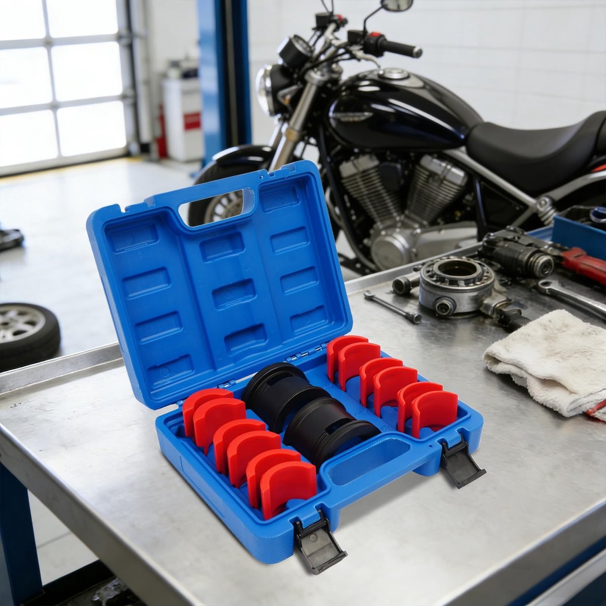 Vorkafdichtstrippers - 14 stuks universele gereedschapset voor motorvork