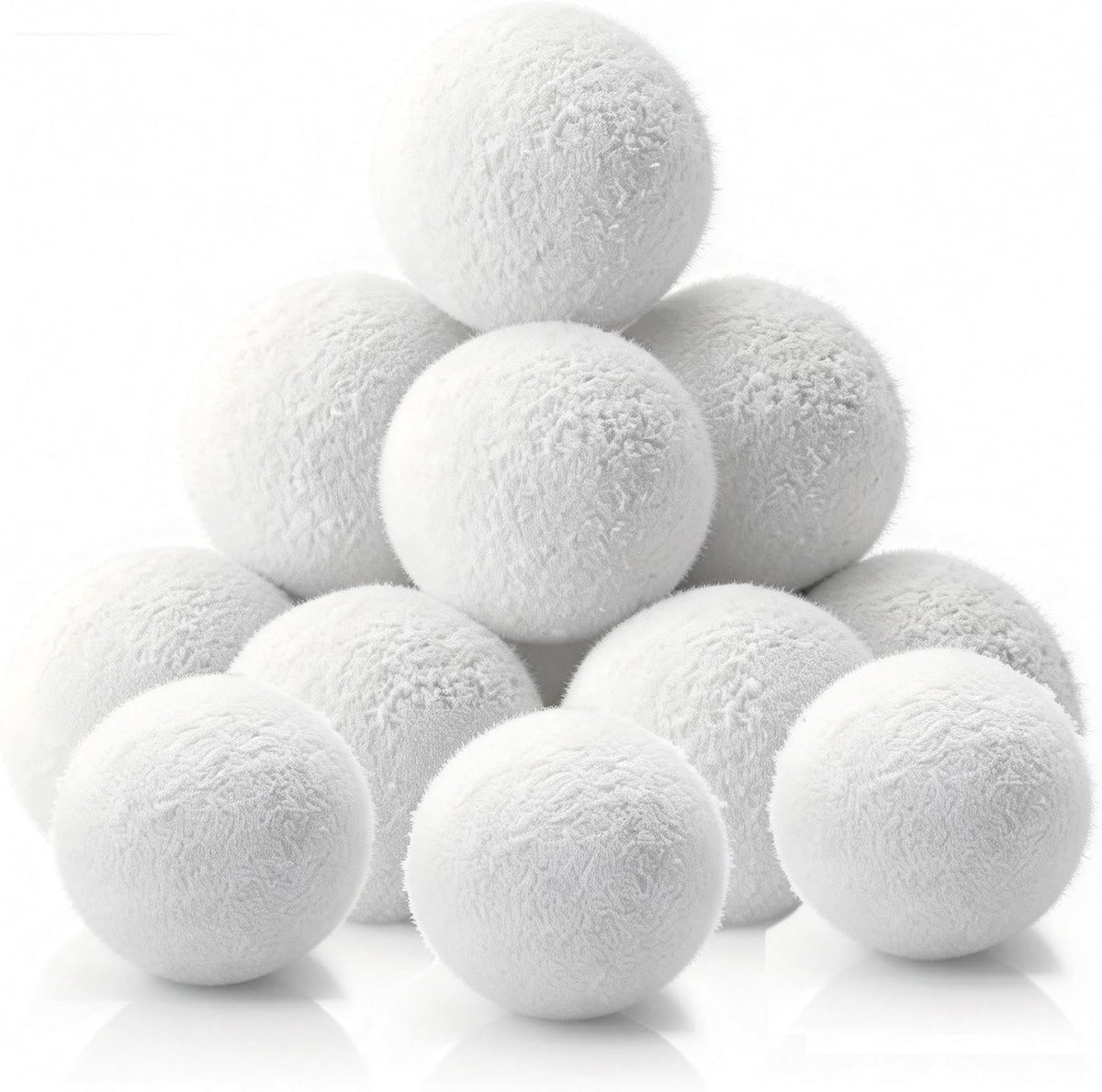 Rechthoekige sponsballen voor zwembadonderhoud, olieabsorberende sponzen, herbruikbare filterballen voor spa en zwembad, 12 stuks