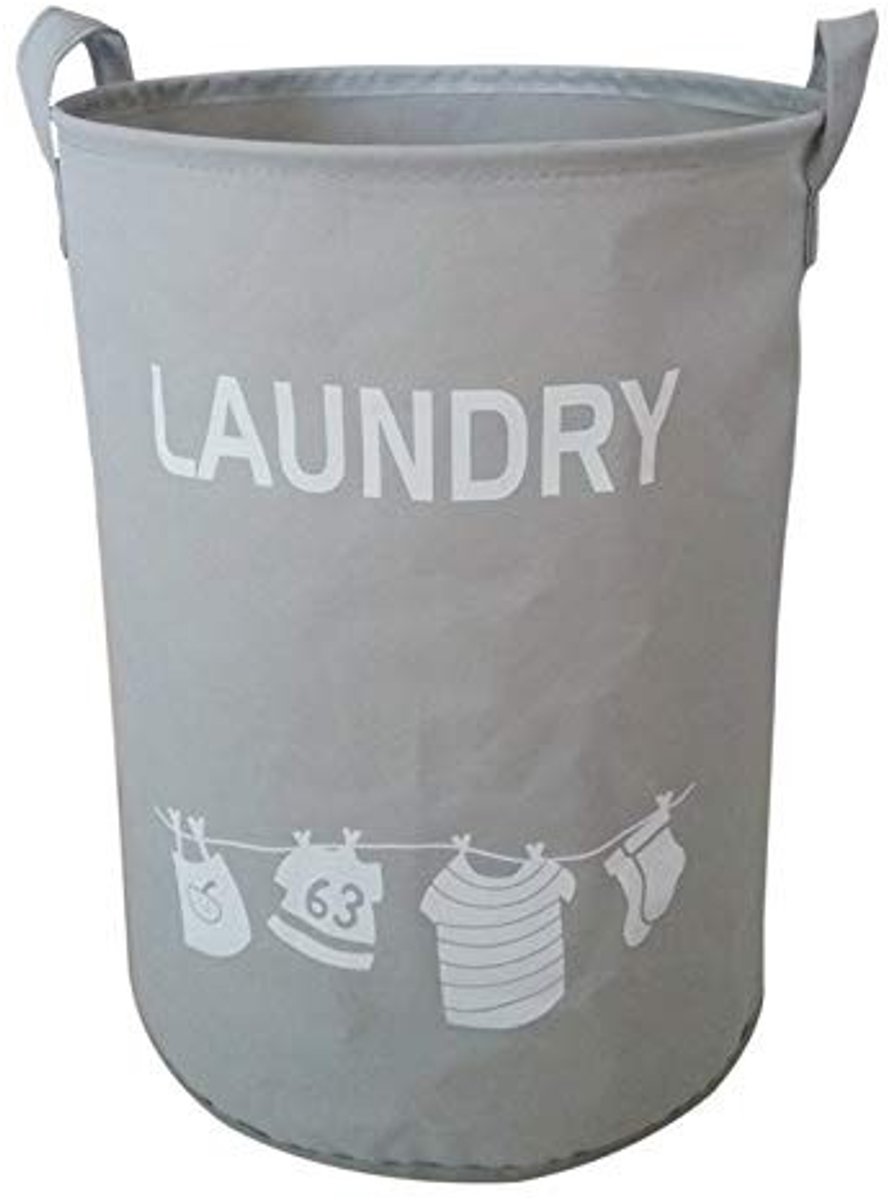 Wasmand voor speelgoed en vuile kleren - Grijs 35x45cm