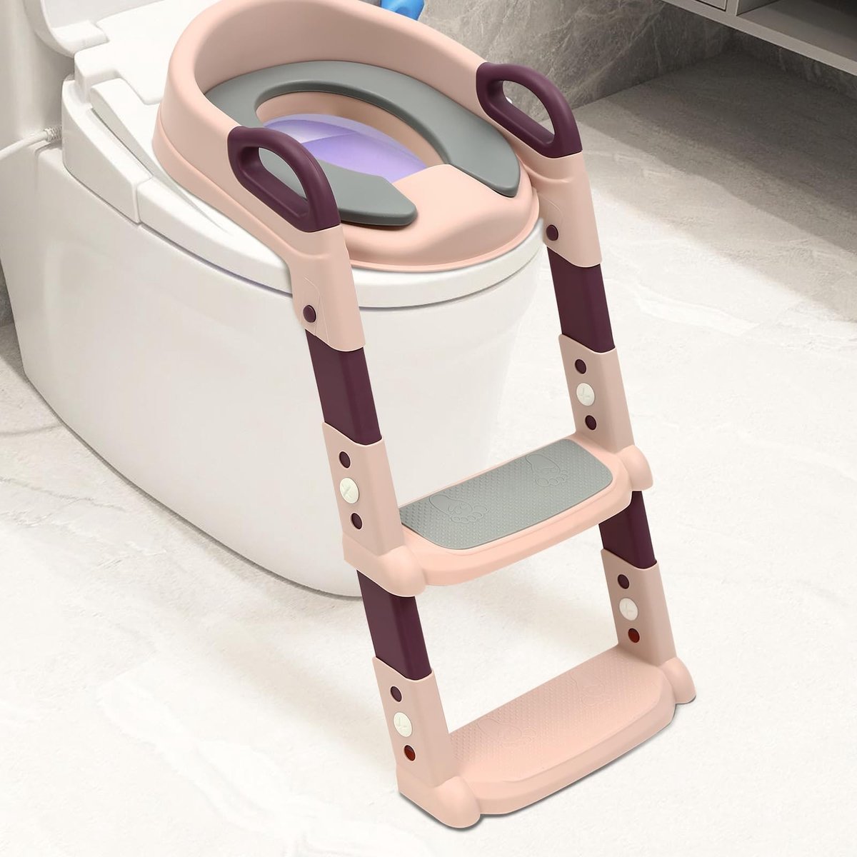 Kinder Toilet Ladder - 2-in-1 Trainer met Verstelbare Zitting