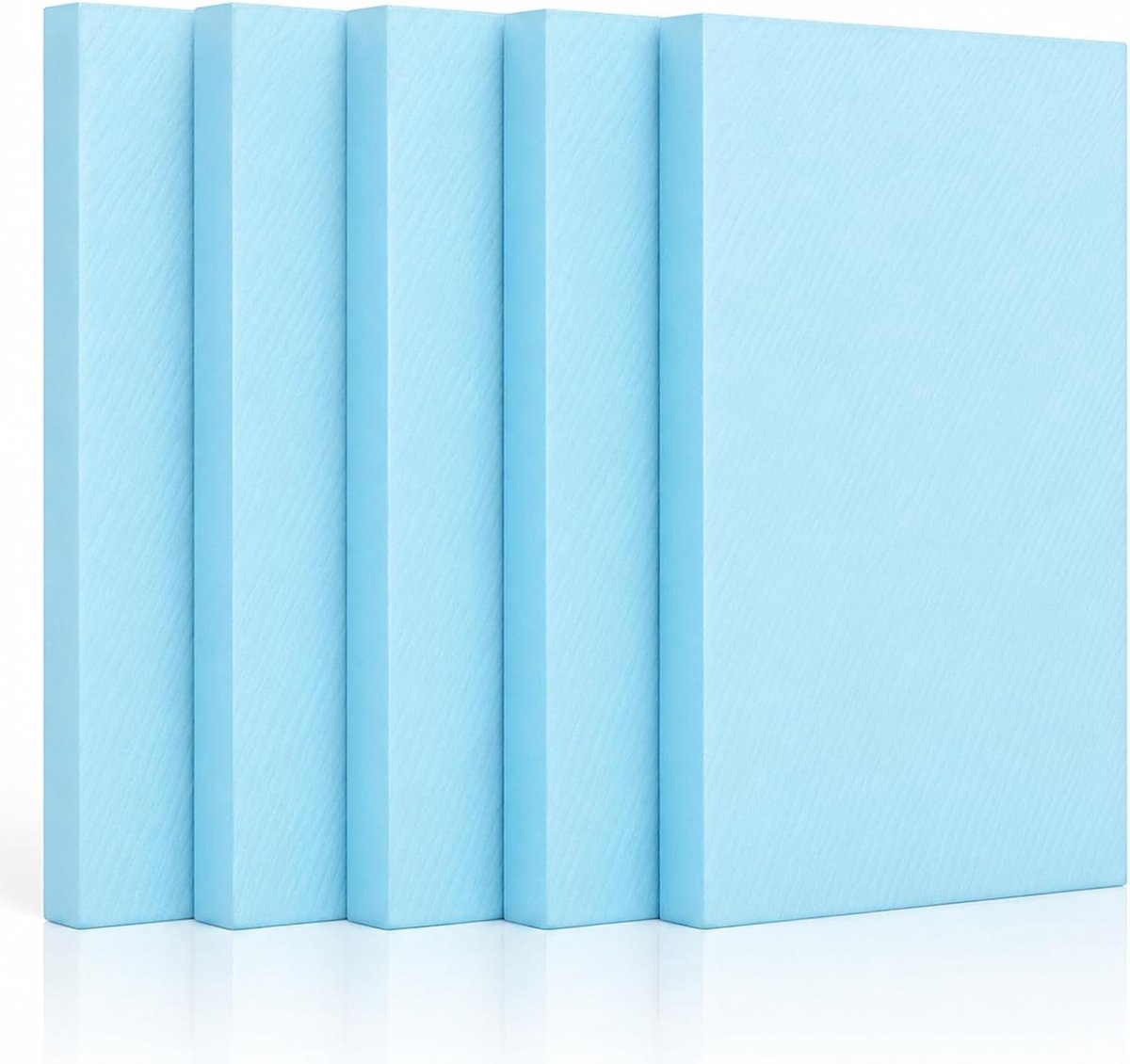 Set van 5 rechthoekige hardschuimplaten 30 x 20 cm voor knutselen, modelbouw en DIY-projecten met hoge dichtheid