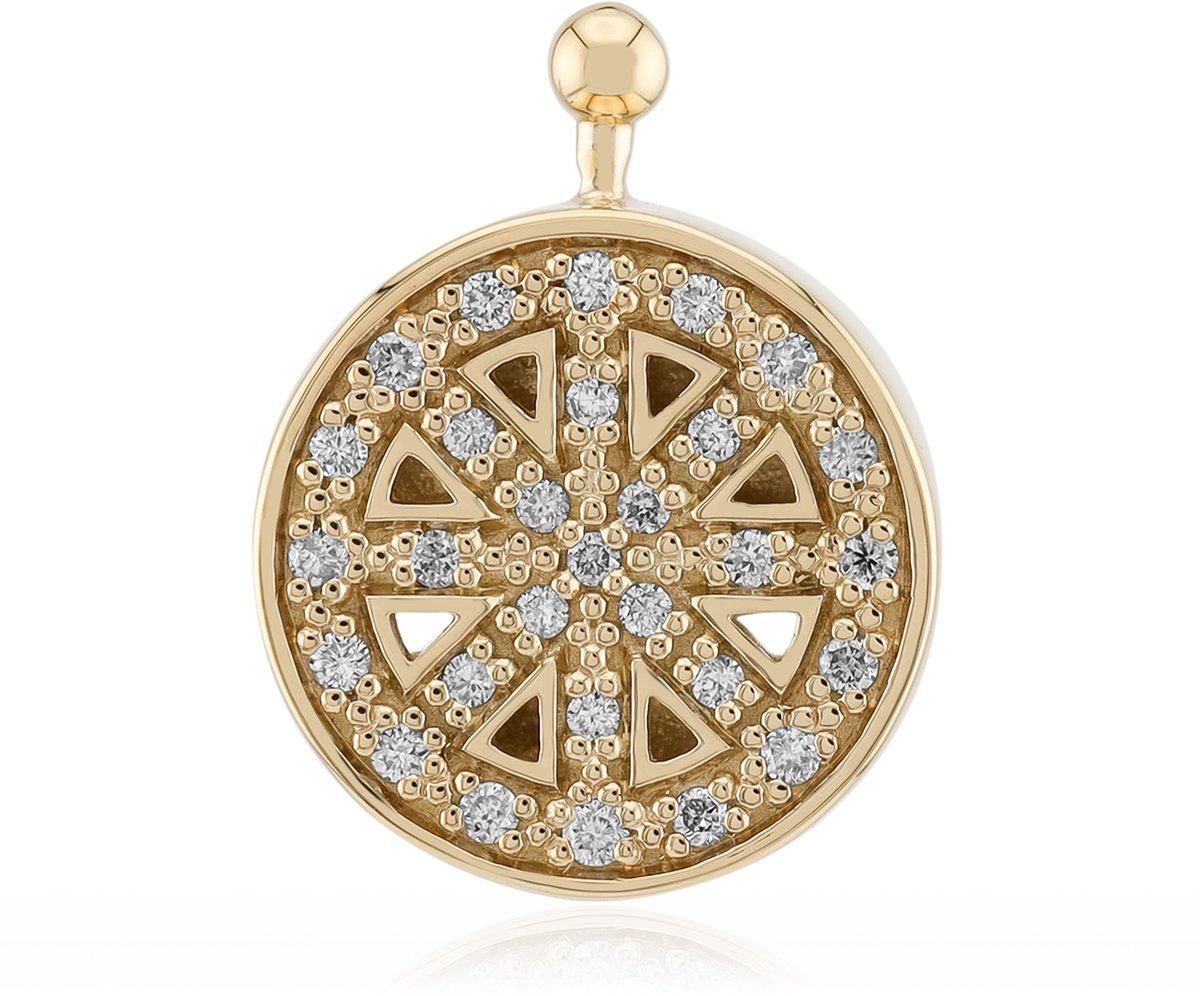Cavill - Luxe Diamantsluiting 925 Verzilverd - 29 Afrikaanse SI1 Diamanten 0,153 ct - Briljant Ronde Slijpsel - Elegante Sieraden