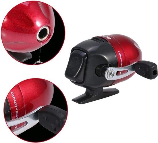 Geavanceerde Baitcasting Visreel met Ingebouwde Vislijn en Gesloten Tackle - Perfect voor Sportvisserij en Zoetwatervissen — afbeelding 2
