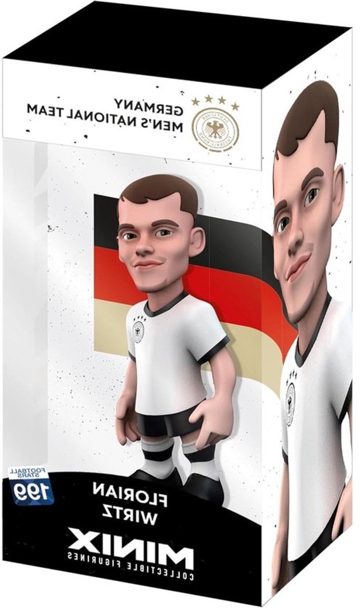 Florian Wirtz Verzamelfiguur - Voetbal Ster Beeldje - Decoratie Presentatie - Realistische Stijl - 8 x 9 x 19 cm