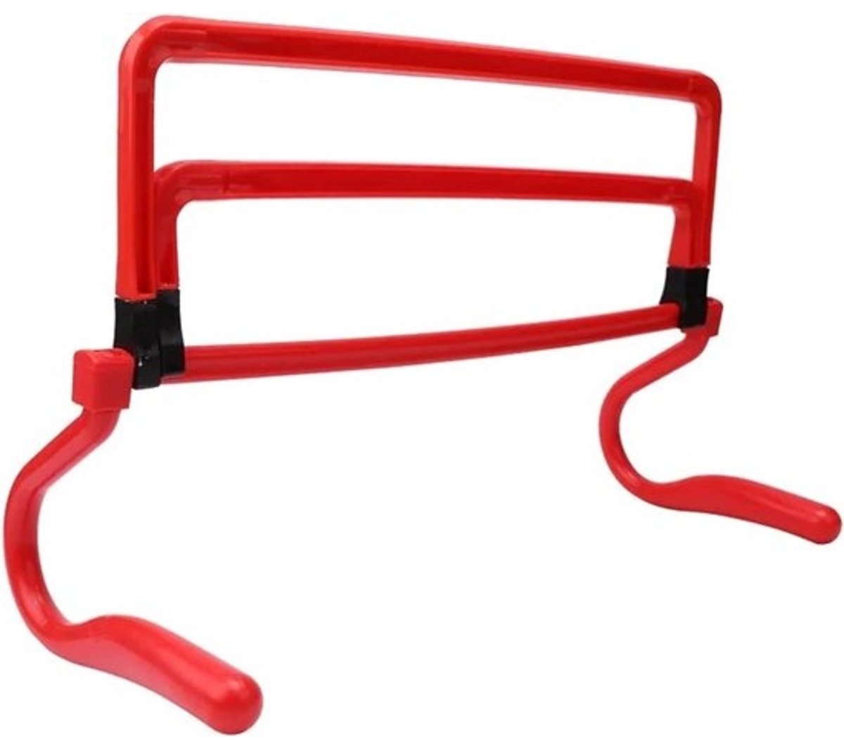 Behendigheid Horden - Trainingshorden Snelheid - Sporttraining Verbeteren - Verstelbare Hoogtes - 44x15cm - Rood