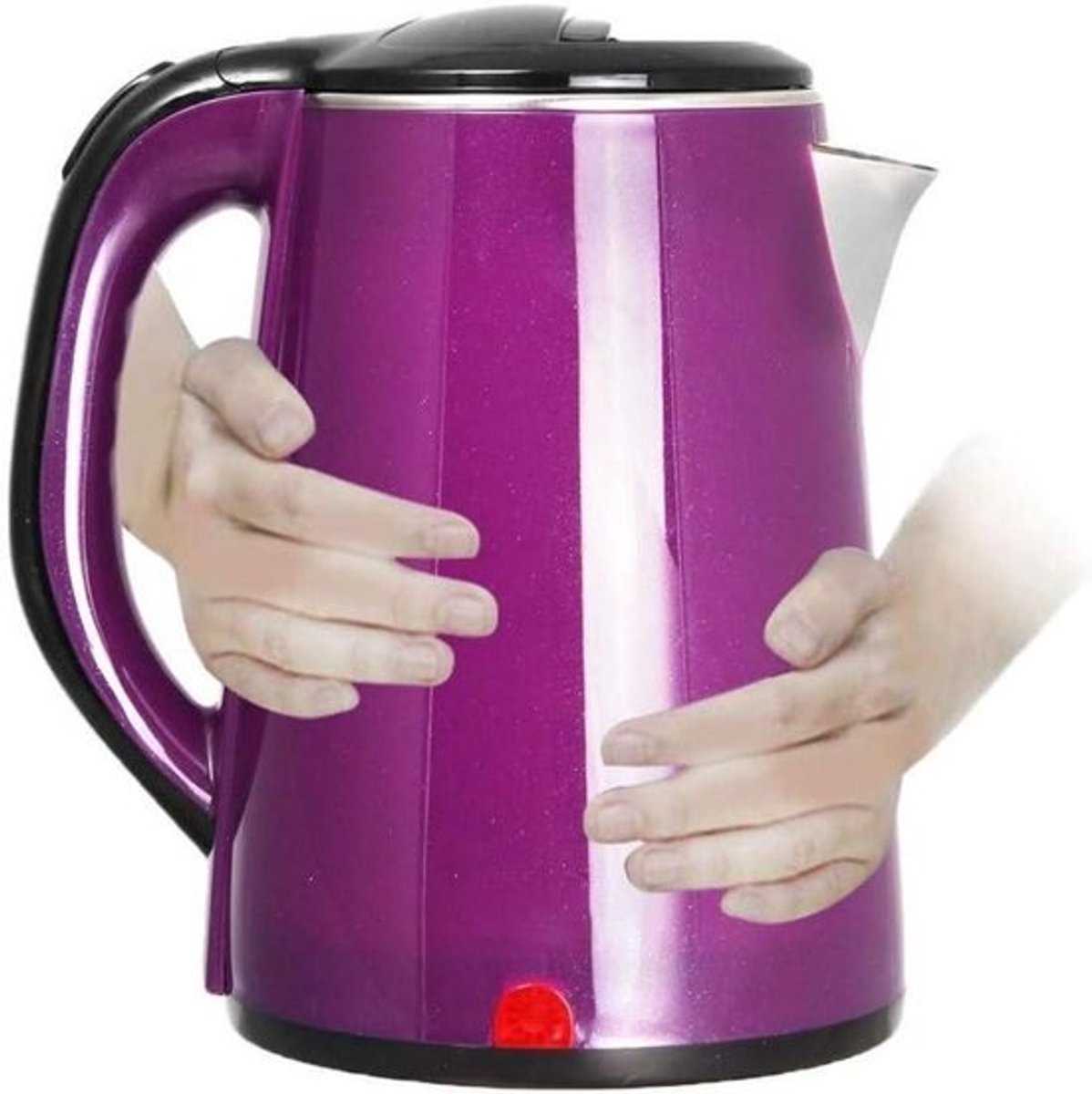 Elektrische Waterkoker - Theepot Boiler - Huishoudelijk Gebruik - Stille Kooktechnologie - 25 Liter - Paars