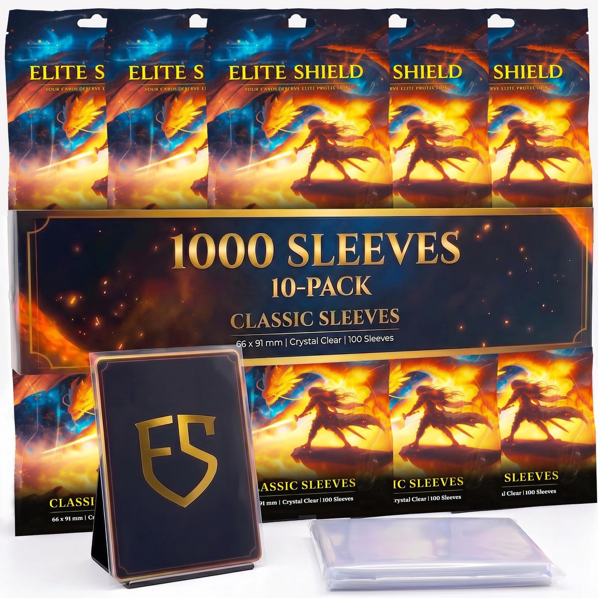Classic Cases - Beschermhoezen voor trading cards - 66 x 91 mm - Set van 1000