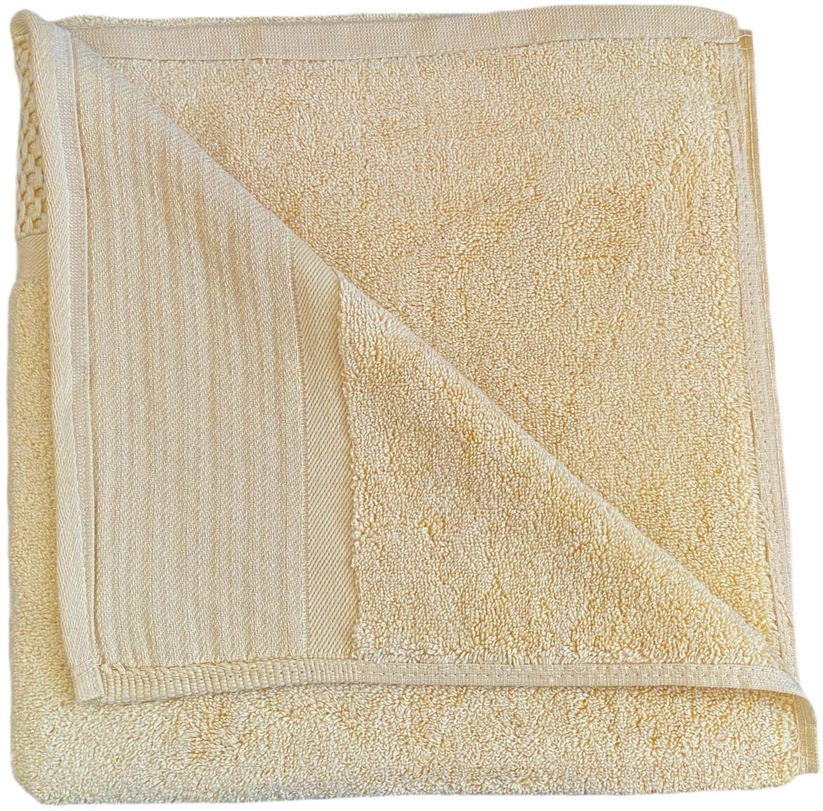 Badtextiel Set Deluxe - 2x Handdoek 60x110cm - Beige