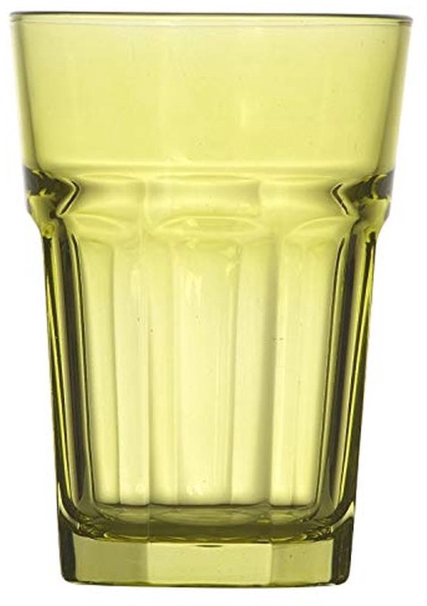 Longdrink Glazen Set van 6 - XL Miami Green 36 cl