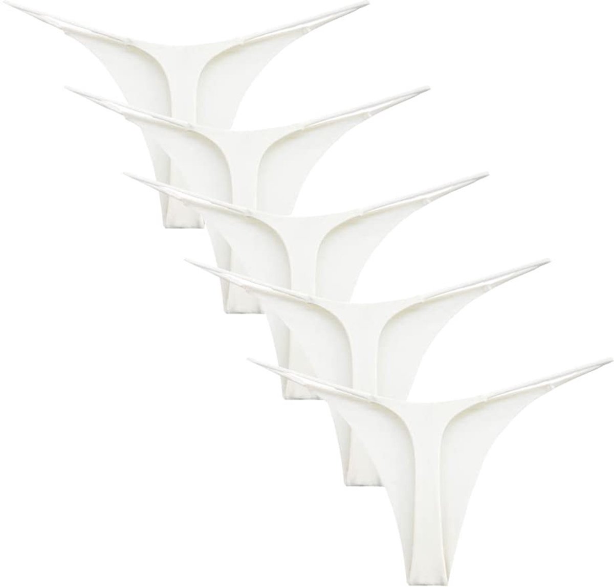 Katoenen Thongs Set van 5 - Wit