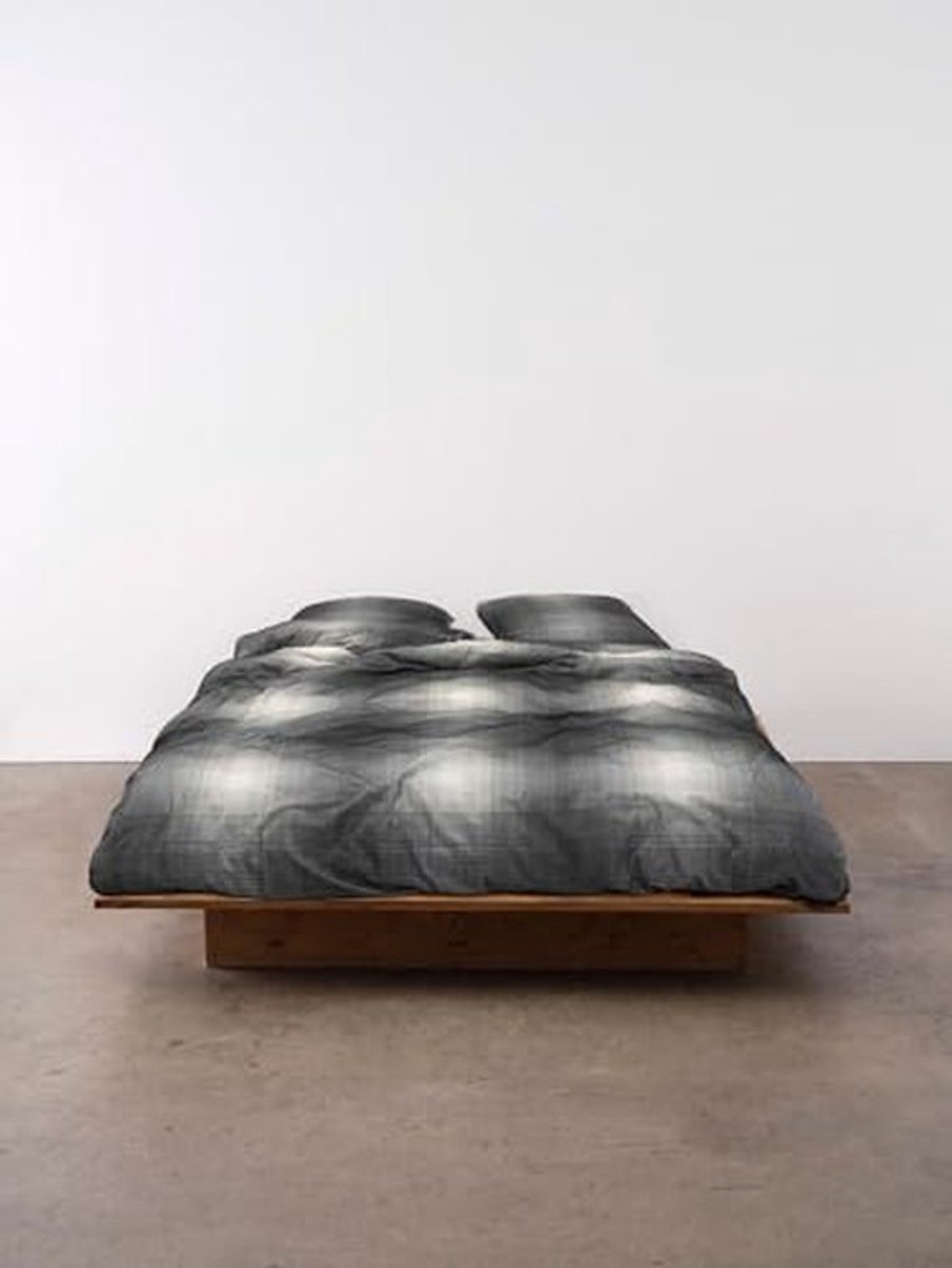 Duvet Cover Phia - 240x200/220cm - 100% biologisch katoen flanel - Zwart