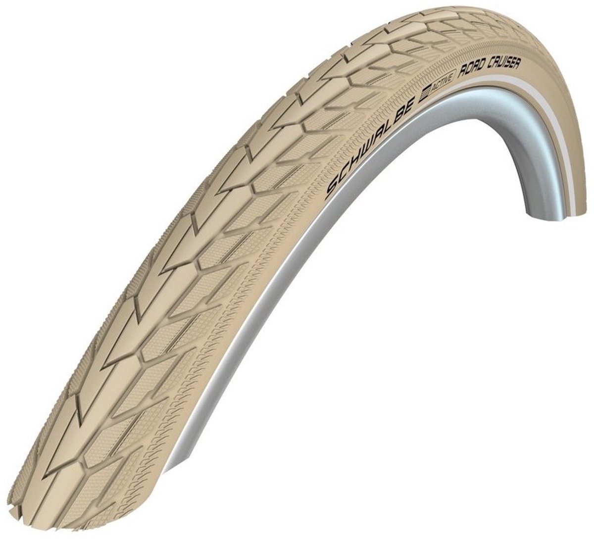 Road Cruiser Fietsband - Crema/verde - Voor Cruiser Bikes