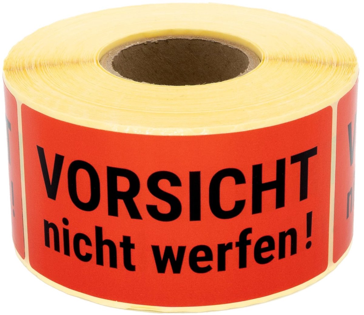 Waarschuwingslabels rol 100x50mm - 500 stuks