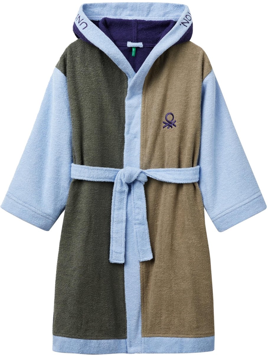 Baby Badjas - Multicolour met Kap
