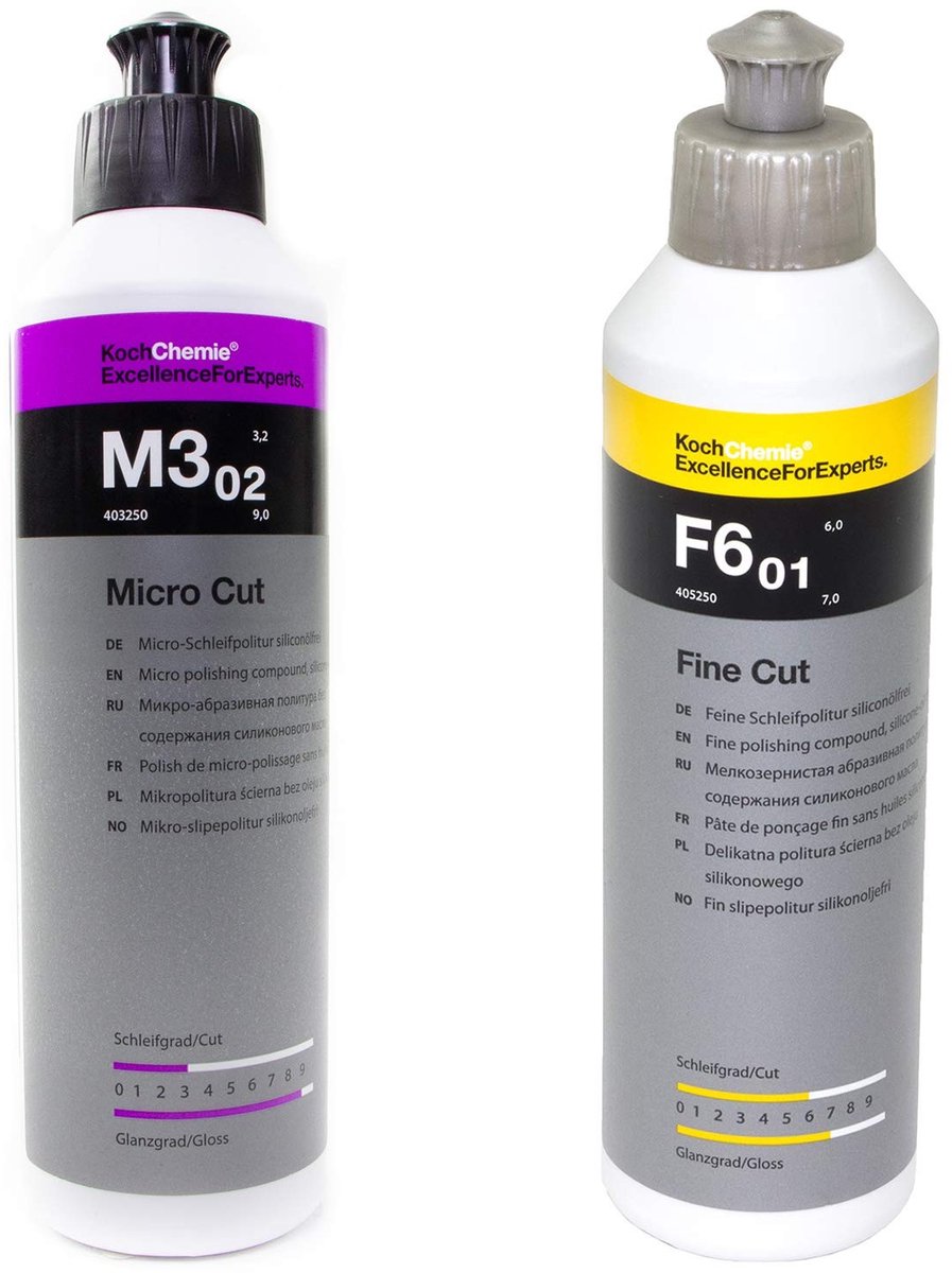 Polijstpasta Set F6.01 & M3.02 - 250 ml