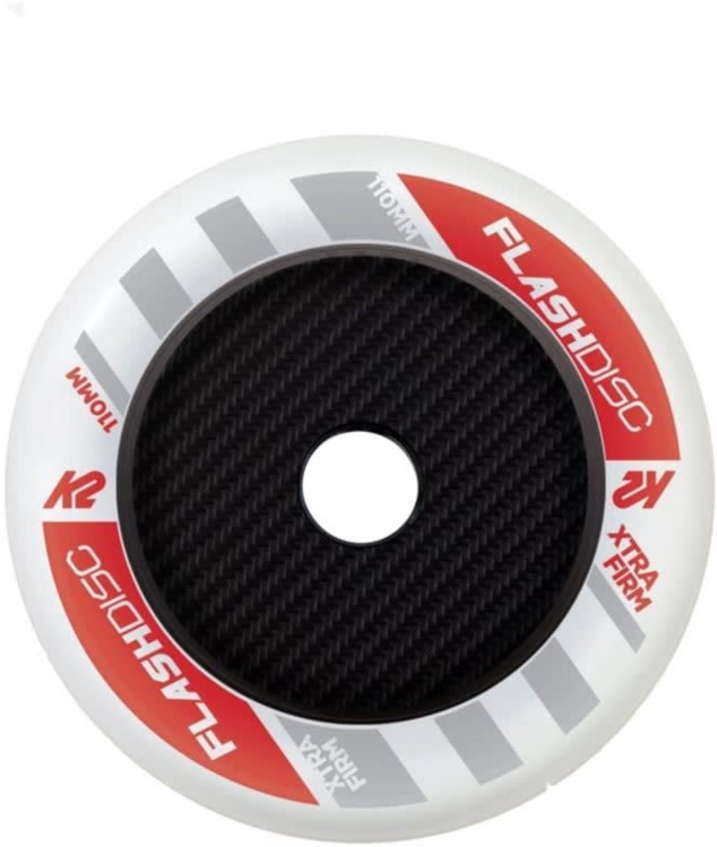 Unisex Rolletjes - Flash Disc 110 mm - Wit