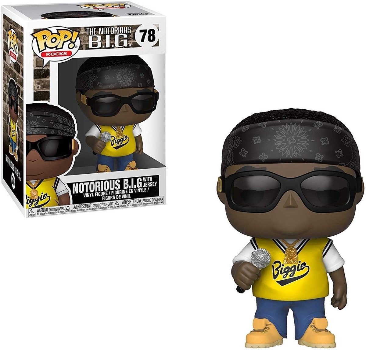 Vinyl Figuren - Notorious B.I.G. in Jersey - Verzamelobject voor muziekliefhebbers