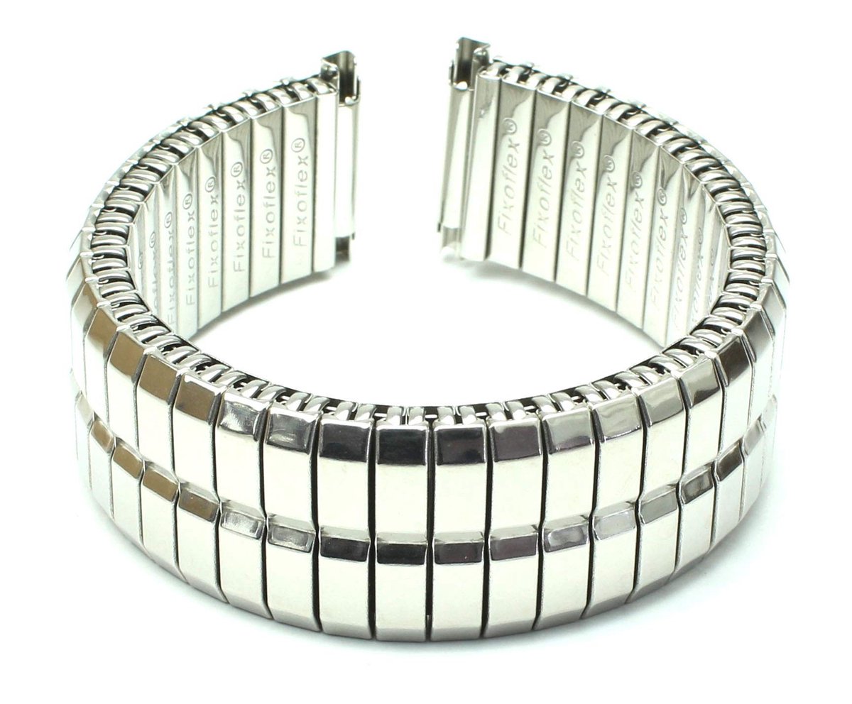 Horlogeband 22mm - Fixoflex S - Metalen Band
