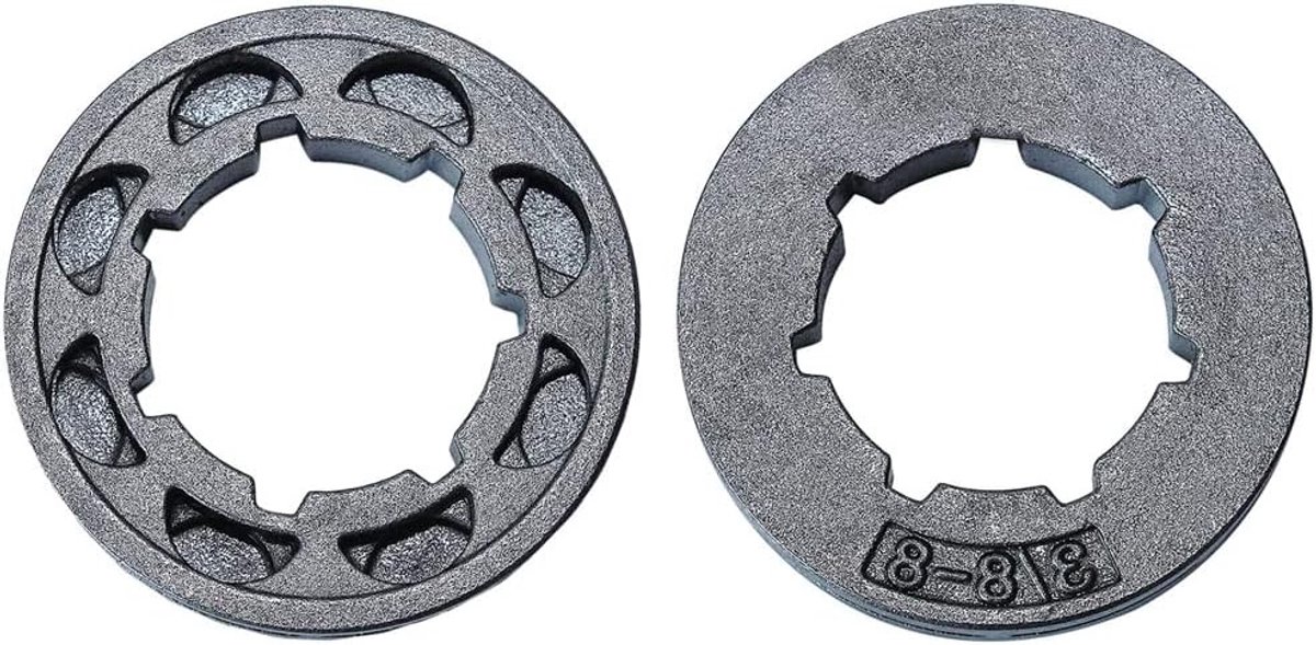 8T Sprocket Rim Sprocket Kit voor kettingzagen, geschikt voor diverse modellen van Husqvarna en Stihl, duurzaam en betrouwbaar